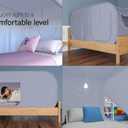 Skywin TidyFriend Twin Bed Tent, Pop-Up Privacy Canopy & Tent Beds for Kids and Adults Cozy, Light Blocking, Breathable Pongee Fabric for Sleep, Play, or Study, Collapsible Design (Modern Grey)
