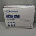 Westinghouse Electric Blanket Full, Faux Fur Heated Blanket with 10 Heating Levels & 1-12 Hours Auto Off, Soft Cozy Sherpa Heated Blanket Washable Blanket (80" x 84" Full Size, Light Grey)