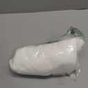 ZESICA Women's Fall 2026 Turtleneck Batwing Long Sleeve Ribbed Knit Casual Soft Pullover Sweater Jumper Top (White) Small