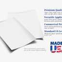 Extra Heavy Duty 140lb Cover Cardstock - Bright White - 379gsm 18pt Thick Paper - 8-1/2" x 11" (50 Sheets Pack)