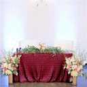 ShinyBeauty Sequin Tablecloth Burgundy Rectangular 60x102-Inch Sequence Maroon Table Cloths Wine Table Cover/Overlays/Linens - 0227S