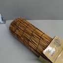 Reed Fencing Rolls, Decorative Bamboo Fencing 4ft High Roll Reed Screen, Bamboo Curtains for Balcony Patio Garden Backyard Outdoor (Light Russet)