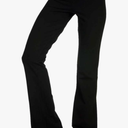 Women's Slimming Foldover Bootleg Flare Yoga Pants ,Size S