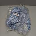 Amazon Essentials Mens Short-Sleeve Stretch Poplin Shirt (Big & Tall) (X-Large, Light Blue White Gingham)