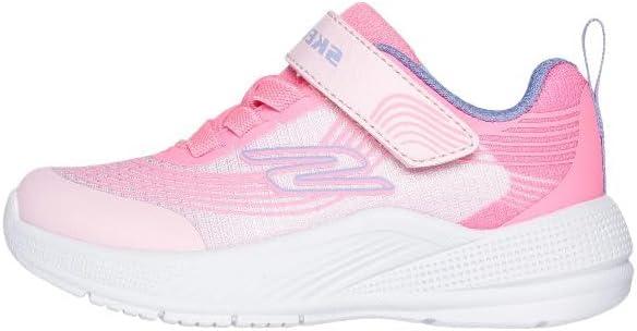 Skechers Girl's Microspec Advance Sneaker (13 Little Kid, Lightpurple)