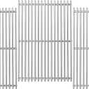 18.7" Cooking Grates for Weber Genesis GS4 Genesis II E-410, E-415, E-435, Genesis II LX E-440 Series Gas Grills, Heavy Duty Stainless Steel Grill Grates for Weber 66089 66097