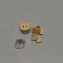 Whimsical Shaking Figurine, Wooden Man with Swappable Face Plates, Fun Kinetic Desk Decor for Office & Home, Engaging Gift for Coworkers & Friends