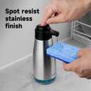 AIKE 15fl.oz Stainless Steel Liquid Soap Dispenser for Dish and Hand Soap