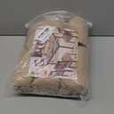 Genina Waterproof Seat Covers for Chairs Seat Covers for Dining Room Chair Slipcovers Kitchen Chair Covers Dining Chair Covers (6PCS-Rear-covered, Khaki)