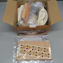 Complete Sourdough Starter Kit | Easy to Clean & Use for Beginners & Bakers | Natural Rattan Proofing Basket with Full Accessories | Sourdough Bread Baking Supplies for Bakers Women Wife (Yellow)