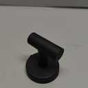 SetSail Towel Hooks for Bathrooms 4 Packs Screw-in Matte Black Bathroom Towel Hook Wall Mounted Stainless Steel Shower Towel Hooks for Coat Hanging, Drill Hole