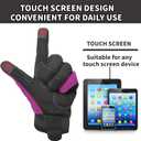 Thorn Proof&Puncture Resistant Gardening Gloves with Grip,Garden Glove for Women, Leather Yard Work Gifts (Large, 1 Pair Per Pack-purple Work Gloves)