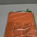 Hardcover Spiral Notebook 8.5"x11" Journal Notebook with Tabs and Removable Dividers 300 Pages 5 Subject Notebook College Ruled, Faux Leather Spiral Bound Notebook for Women School Work (Orange)