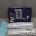 Cooling Body Pillow with Pillowcase, Adjustable Shredded Memory Foam Pregnancy Long Full Bed Body Pillows for Adults Side Sleeper - with Washable Soft Cooling Double-Sided Cover, 20x54 inch (Blue)