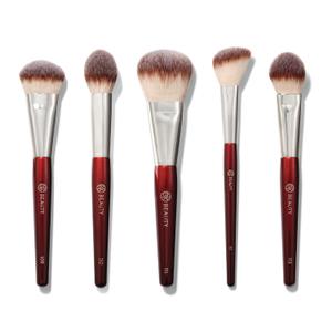 BK BEAUTY  CORE LINE EXTENSION FACE SET (5PC)  Professional Makeup Brush Set for Liquid, Cream & Powder | Premium Makeup Brushes for Flawless Application