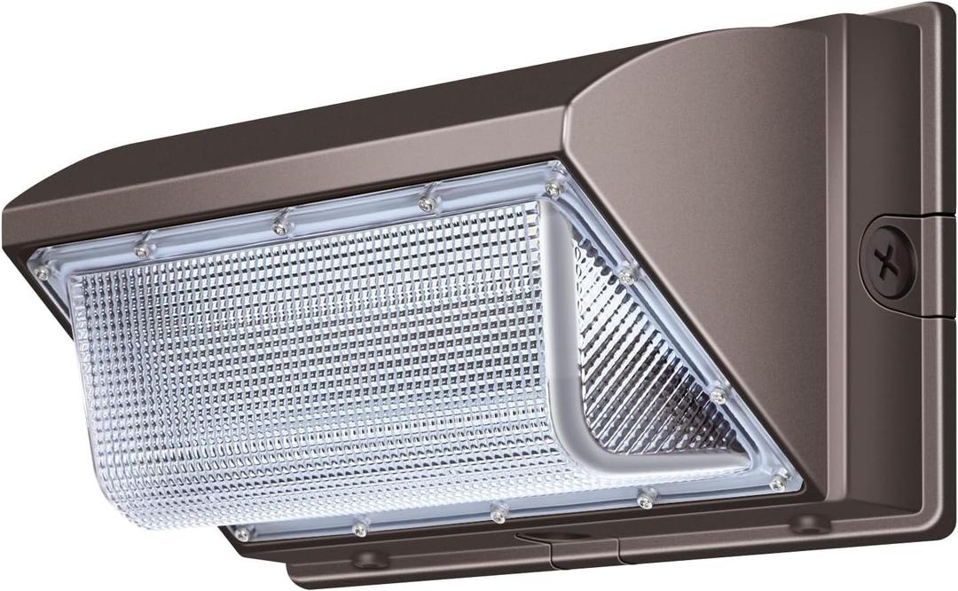 ledmo LED Wall Pack Light, 120W 5000K 15840LM Outdoor Security Flood Light Waterproof IP65 LED Wall Lighting for Garage Warehouses Parking Lots, 120W-1Pack