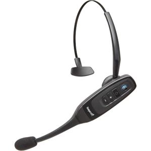BlueParrott C400-XT Mono Bluetooth Wireless Headphones 96% Noise Canceling Trucker Headset with Mic, Convertible Over Head to Behind Neck Style with 300 ft. Wireless Range, 24 hrs. Talk Time, Black