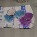 Reusable Snap Heat Pack, Hand Warmers Click, Hand Warmers Boil Click Heat Pocket Hand Warmer, Pouch Gel Hand Warmers for Camping for Outdoor, Indoor, Working, Studying, Camping (Blue and Purple)