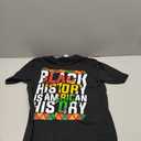 Black History is American History Patriotic African American T-Shirt Small, Black