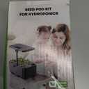 Ahopegarden 52PCS Hydroponics Pods Kit: Compatible with Aerogarden, Includes 24 Grow Sponges, 24 Pods Labels, 4 A&B Plant Food - Hydroponics Supplies for Most Brands