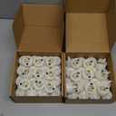 Amagic 100Pack Flameless LED Tea Lights Candles Battery Operated, Electric Fake Tealight Candles for Votive, Halloween, Christmas, Home Decor, Wedding, Table Decor (100Pack) (White)