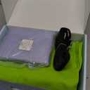 OUTREE Kids Pod Swing Seat, Cotton Child Hammock Swing Chair, Sensory Swing for Indoor and Outdoor Use, Green and Blue