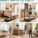 Walking Pad with Vibration Plates - Walking Pad Under Desk with Incline