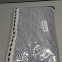 Lush Decor Herringbone Stripe Woven Tassel Yarn Dyed Cotton Tassel Throw Blanket 50" W x 60" L Navy & White - Striped Throw Blankets - Blue Couch Blanket