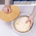 Ceramic Tortilla Warmer with Wooden Lid - 9 Inch Large Tortilla Holder Ideal for Keeping Tortillas Warm and Fresh
