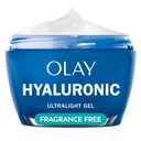 Olay Hyaluronic Acid Face Moisturizer, Instant Hydration for Women, Fragrance-Free - Dry Skin Solution, Glowing, Smoothing, Plumping, Renewing - Niacinamide, Amino Peptides 1.7 Oz