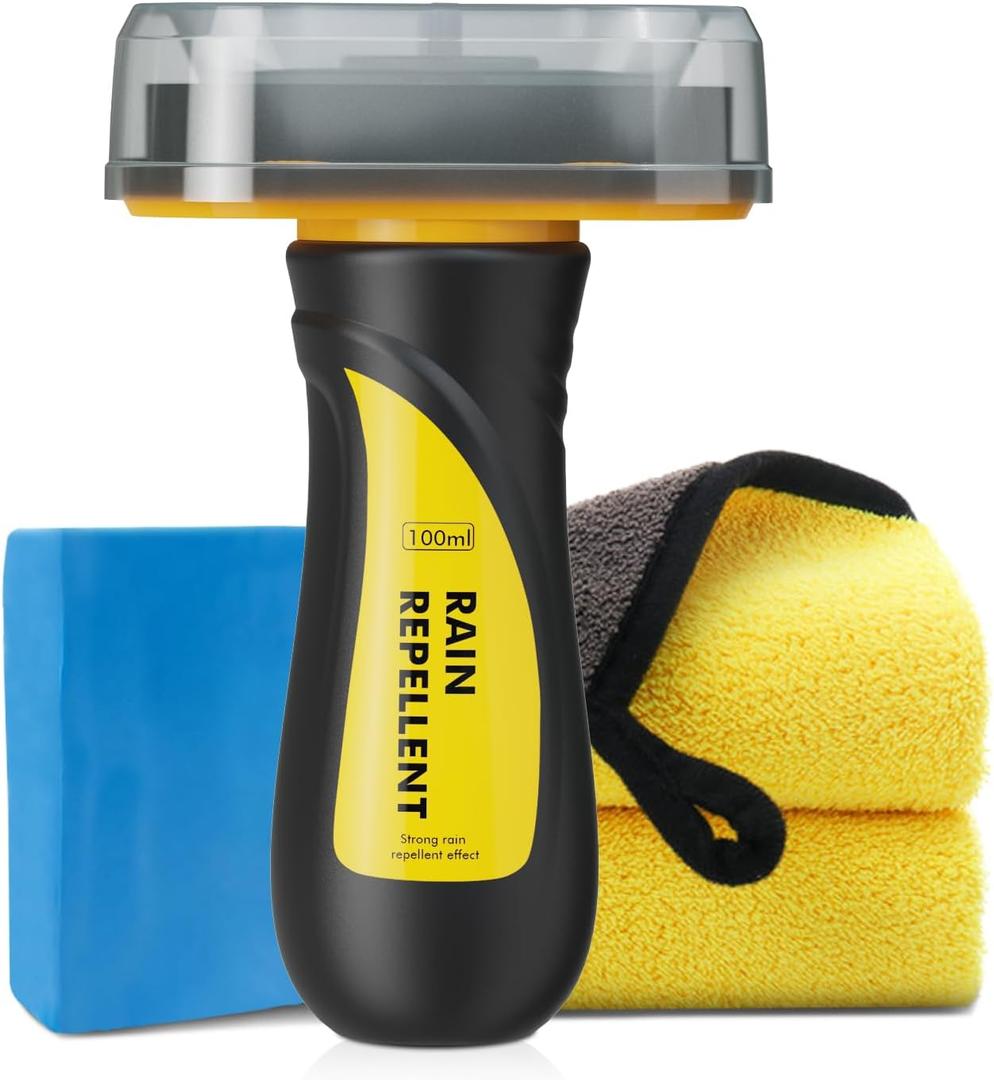 Windshield Rain Repellent - Durable Hydrophobic Coating for Car Windows, Glass & Mirrors, Waterproof Treatment