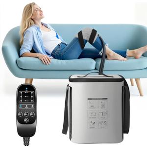 Cold Therapy Machine, Ice Machine for Knee After Surgery, 12H Cooling, 14 Quart Tank, 30dB Quiet Pump, Remote Control, 6.2FT Long Hose, Cryotherapy System for Knee/Ankle/Elbow