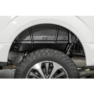 Rough Country Rear Wheel Well Liners for Ford F-150 (2015-2020) - Heavy-Duty Rear Fender Liners for Mud & Debris Protection, Made in USA