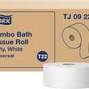 Tork Jumbo Toilet Paper Roll White T22, Universal, 2-ply, 12 x 1000', TJ0922A
