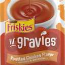 Purina Friskies Lil' Gravies Roasted Chicken Flavor Cat Food Lickable Cat Treats - (Pack of 16) 1.55 oz. Pouches (EXP 11/30/26)