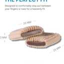 NatraCure Gel Toe Protectors - Reusable Covers for Women and Men, Bandages, Pads, Sleeves for Ingrown Toenails, Corns, Blisters, Plantar Warts - 12 Pack