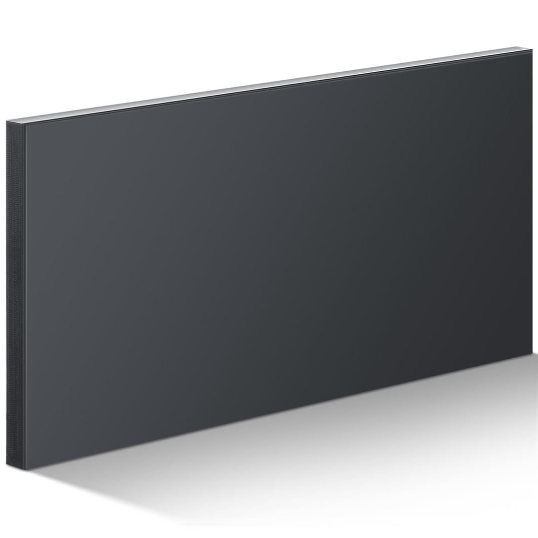 High-Density Polyethylene (HDPE) Plastic Sheet (1, Black, 3" X 12"X 1")