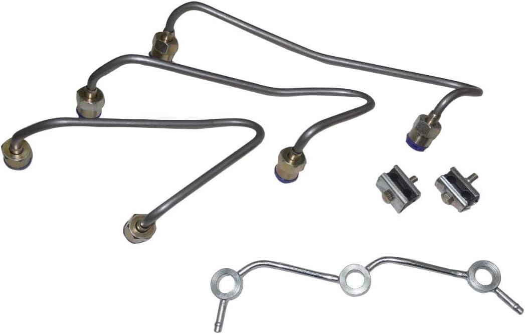 Solarhome New Injector Fuel Pipe Set 16231-53712 16231-53722 16231-53732 Compatible with Kubota D1105 Engine
