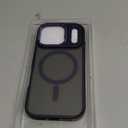 Magnetic 3 in 1 for iPhone 17 Pro Case, [Omni-Directional Protection] with 1x Screen Protector + 1x Camera Cover, [Seamless Work with Magsafe] Shockproof Slim Thin Matte Case for iPhone 17 Pro Purple