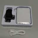 XINBAOHONG Rechargeable Selfie Light, Clip Fill Light for Phone Laptop Tablet Portable Light for Video Conference Live Streaming Zoom Call Makeup Picture (Black)