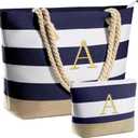 YOOLIFE Beach Bags for Women - Travel Canvas Beach Tote, Pool Waterproof Bag, Travel Essentials, Gifts for Women Birthday