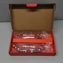 Brake Caliper Covers, 2Pcs Aluminum Alloy Red Disc Brake Caliper Cover Car Universal Disc Brake Caliper Fake Covers Left amp Right Accessories Refit(M)
