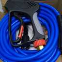 TOOLCY Pressure Washer Gun and Hose Kit, 50ft Kink Resistant Power Washer Hose and Gun with 5 Nozzle, 3/8" Swivel Quick Connector & M22-14mm Plug, Compatible with Simpson, Craftsman, Ryobi