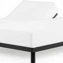 Cottingon 1 Piece Top Split King Fitted Sheet Only for Adjustable beds, Premium 100% Egyptian Cotton, 34 Inches Half Split Flex Head Bottom Sheet for Sleep Number Beds 16" Deep Mattress, White
