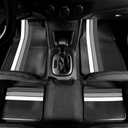 4Pcs Front & Rear Heavy Duty Rubber Car Floor Mats Waterproof,Anti-Slip Compatible with Toyota Tundra Tacoma 4runner Floor Mat Gray