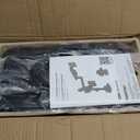 monTEK Dual Tall Monitor Arm with USB, Mechanical Spring Monitor Arm for 17-35" Screens, Adjustable Monitors Desk Mount Each Holds up to 24.2 lbs with C Clamp/Grommet, VESA 75/100mm