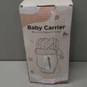 Baby Carrier Newborn to Toddler- 100% Pure Cotton Double-Side Skin-Friendly Baby Carrier,3 Carry Positions Newborn Carrier, Ergonomic,Cozy and Lightweight Infant Carrier for 7-40lbs,White Houndstooth