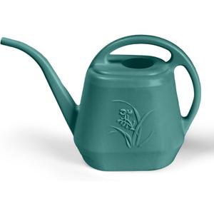 Plastic Watering Can - for Home Plant Garden - 1/2 Gallon - Green