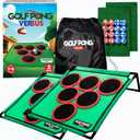 Golf Pong Versus Edition, (2 Pack) Game Set, Jumbo Backyard Lawn Game, Portable Indoor/Outdoor Chipping Golf Gift for Men, Women & Family