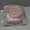 Hioasis 60pcs Red Plastic Plates Set - Floral Red & White Porcelain Design, 10.25" Dinner & 7.5" Dessert Plates Disposable for Christmas (Dishwasher Safe, Art Style)